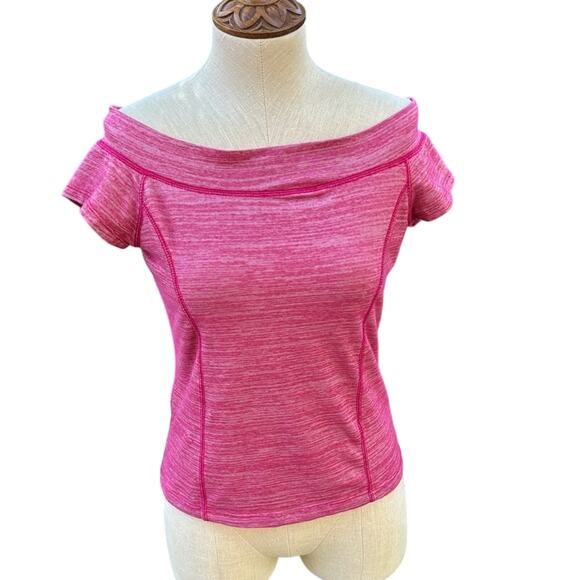 Coolwear Pink Off Shoulder Top Women's Size XL - Picture 1 of 7